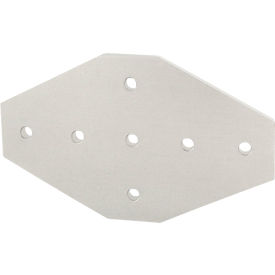 40 Series 7 Hole Cross Joining Plate, Clear view 2