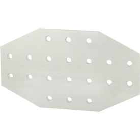 10 Series 20 Hole Cross Joining Plate, 4" view 2