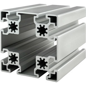 80/20 Inc 45-9090-3M 80/20® 45 Series 3-9/16" x 3-9/16" Eight T-Slotted Extrusion Profile, 118-1/8"L Stock Bar image.