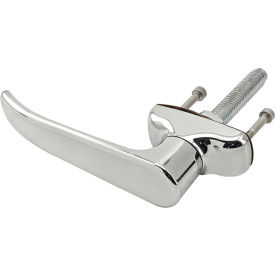 25, 40 Series Chrome Furniture L-Handle - Non-Locking, Bright view 2