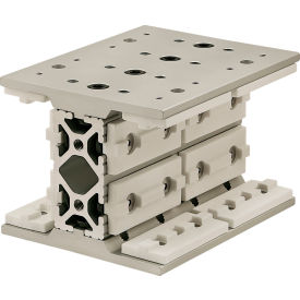 15 Series Long Double Mount Unibearing Assembly, 4"H view 2