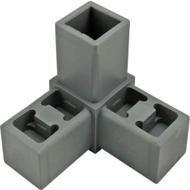 Quick Frame Series 3 Way Corner Connector, Gray view 2