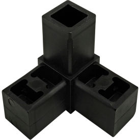 Quick Frame Series 3 Way Corner Connector, Black view 2