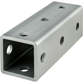 80/20® Ready Tube 1-1/2" Square Tube with Holes 150" Bar Anodize Finish 