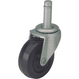 Algood Casters Limited S0823-375SX1-U Algood Standard Series Chair Caster with Hard Rubber Wheel S823375SX1-U - Stem Type A image.