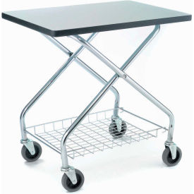 Global Industrial 912110 Global Industrial™ Fold and Store Service Cart 350 Lb. Capacity image.