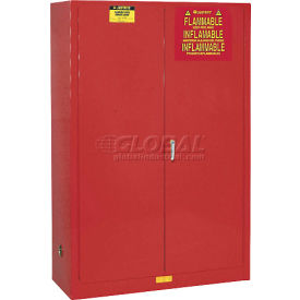 Justrite Safety Group 894511 Paint & Ink Cabinet With Manual Close Double Door 60 Gallon image.