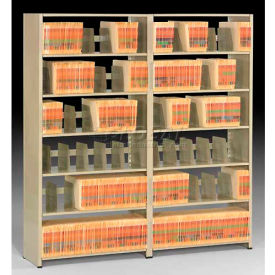 Tennsco Corp 1576PC Imperial Shelving Starter 36x15x76 - 6 Openings Sand image.