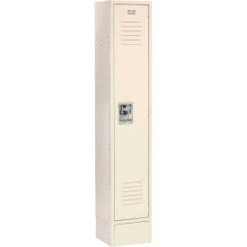 Global Industrial™ Infinity® 1-Tier 1 Door Locker 15""W x 18""D x 78""H Tan Assembled