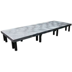 Spc Industrial Structural Plastics Corp. DT9636 Plastic Dunnage Rack with Solid Top 96"W x 36"D x 12"H image.