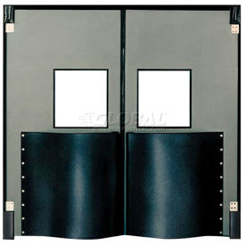 Chase Industries, Inc. DID6084-MG Chase Doors Extra HD Double Panel Traffic Door 5W x 7H Metallic Gray DID6084-MG image.