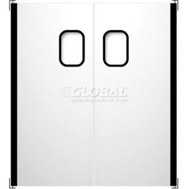 Chase Industries, Inc. SSTD7296 Chase Doors Stainless Steel Double Panel Impact Traffic Door SSTD7296 6W x 8H image.