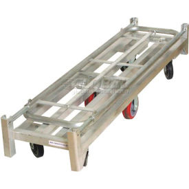 Wesco® Folding Aluminum Narrow Aisle Platform Truck 273296 1750 Lb. Cap.