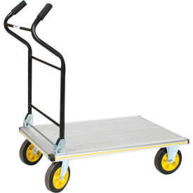 Wesco® Ergo Handle Folding Alum. Platform Truck 270382 35-1/2 x 24 660 Lb.
