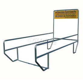 Versacart Systems, Inc. 1000 (560-010) VersaCart® Double Outdoor Shopping Cart Corral without Divider 12L x 60"W image.
