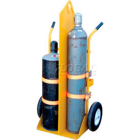 Vestil Manufacturing CYL-EH Welding Cylinder Cart CYL-EH Pneumatic Wheels 34-1/4 x 23 x 66-3/8 image.