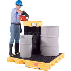 UltraTech International, Inc. 2330 UltraTech Ultra-Spill® Bladder System Containment Deck 2330 P4 4-Drum image.