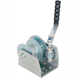 Vestil Manufacturing WALL-S Wall Mounted Hand Winch WALL-S - Single-Line Drum - 1500 Lb. Capacity image.