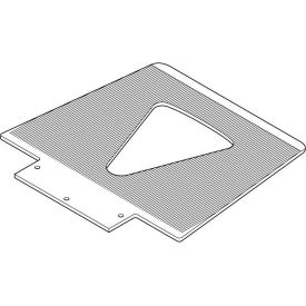 Optional Type G Grooved Toe Plate 274164 for Wesco® LiftKar® SAL Stair Climbing Trucks