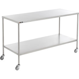 Aero Manufacturing Co. CS-2036 Aero Manufacturing Stainless Steel Mobile Instrument Table, 36 x 20", Lower Shelf image.