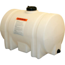 Rotational Molding Technologies Inc. - R 82123939 RomoTech 65 Gallon Plastic Storage Tank 82123939 - Round with Leg Supports image.