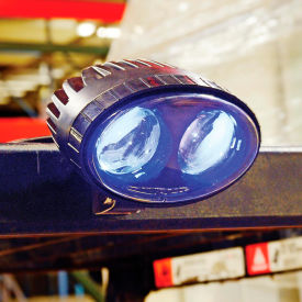 Global Industrial 988717 Global Industrial™ Forklift Pedestrian Safety LED Warning Spotlight, Blue image.