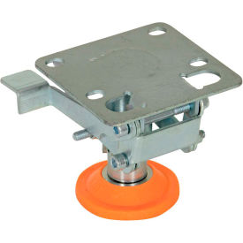 Vestil Manufacturing FL-LKL-3 Floor Lock with Polyurethane Foot Pad FL-LKL-3 for 3" Casters image.