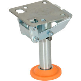 Vestil Manufacturing FL-LKL-5 Floor Lock with Polyurethane Foot Pad FL-LKL-5 for 5" Casters image.