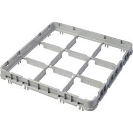 Cambro 9E2151 - Half Drop Extender Full Size 9-Comp Adds 1-5/8" To Rack Height Soft Gray