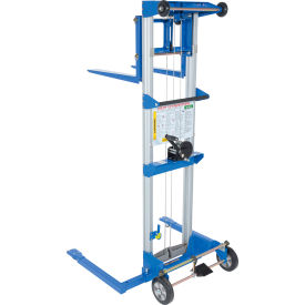 Lightweight Hand Operated Lift Truck A-LIFT-S-EHP 400 Lb. Straddle Legs view 2