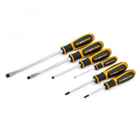 APEX TOOL GROUP, LLC. 80050H Gearwrench® 6 Piece Phillips®/Slotted Dual Material Screwdriver Set image.