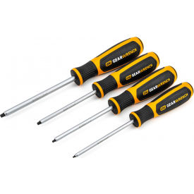 APEX TOOL GROUP, LLC. 80065H Gearwrench® 4 Piece Square Dual Material Screwdriver Set image.