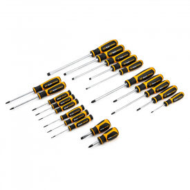 APEX TOOL GROUP, LLC. 80066H Gearwrench® 20 Piece Phillips®/Slotted/Torx® Dual Material Screwdriver Set image.