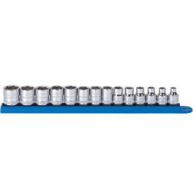 APEX TOOL GROUP, LLC. 80552 Gearwrench® 14 Piece 6 Point Standard Metric Socket Set With 3/8" Drive Tang image.