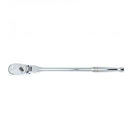 APEX TOOL GROUP, LLC. 81306T Gearwrench® 90 Tooth Flex Head Teardrop Ratchet with 1/2" Drive Tang, 17"L image.