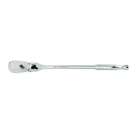APEX TOOL GROUP, LLC. 81362T Gearwrench® 90 Tooth Locking Flex Head Teardrop Ratchet with 1/2" Drive Tang, 17"L image.
