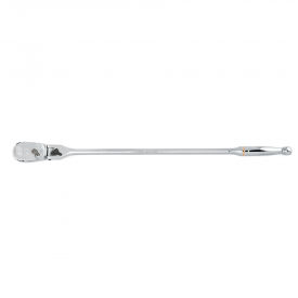 APEX TOOL GROUP, LLC. 81363T Gearwrench® 90 Tooth Locking Flex Head Teardrop Ratchet with 1/2" Drive Tang, 24"L image.