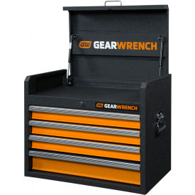 APEX TOOL GROUP, LLC. 83240 Gearwrench® GSX Series 4 Drawer Tool Chest, 26"W x 16"D x 20-3/4"H image.