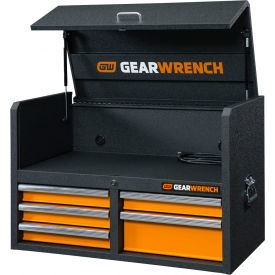 APEX TOOL GROUP, LLC. 83242 Gearwrench® GSX Series 5 Drawer Tool Chest, 35-7/10"W x 17-4/5"D x 23"H image.