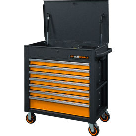 APEX TOOL GROUP, LLC. 83246 Gearwrench® GSX Series 7 Drawer Rolling Tool Cart with Tilt Top, 35"W x 20"D x 39"H image.