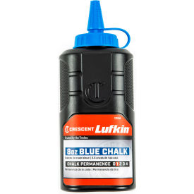 APEX TOOL GROUP, LLC. CB08B Crescent Lufkin® Chalk Refill, 8 Oz, Blue image.