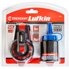 APEX TOOL GROUP, LLC. CL50 Crescent Lufkin® 50 Compact Chalk & Reel, Blue Chalk image.