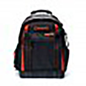 Crescent Tradesman Backpack, Black/Gray & Rawhide
