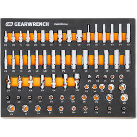 Gearwrench® 1/4" Drive SAE 68 Piece Socket Modular Set 