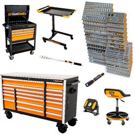Gearwrench® 72"W x 25"D x 47-1/2"H Mechanics Tool Set in Modular Trays w/Storage 1268 Piece 