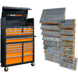Gearwrench® 41"W x 18-1/4"D x 64-1/2"H Mechanics Tool Set in Modular Trays w/Storage 873 Piece 