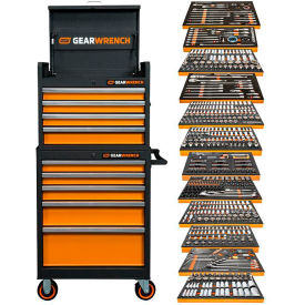 Gearwrench® 26"W x 18-1/4"D x 58"H Mechanics Tool Set in Modular Trays w/Storage 791 Piece 