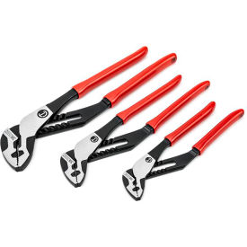APEX TOOL GROUP, LLC. RTZ2SET3 Crescent® Z2 K9™ Straight Jaw Dipped Handle Tongue & Groove Plier Set of 3 Pieces image.