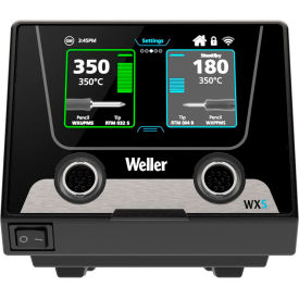 Weller® 2-Channel Power Unit Smart Soldering w/ Wifi And Touchscreen 300W Black/Blue 