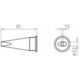 Weller® LHT E Soldering Tip 6.7mm x 1.8 mm 